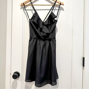 BCBGeneration Ruffle front cross strap back dress XS